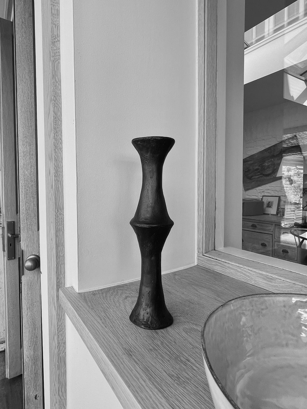 'The Incana' Candle Holder - 'One-off-cast' - Blackened Bronze