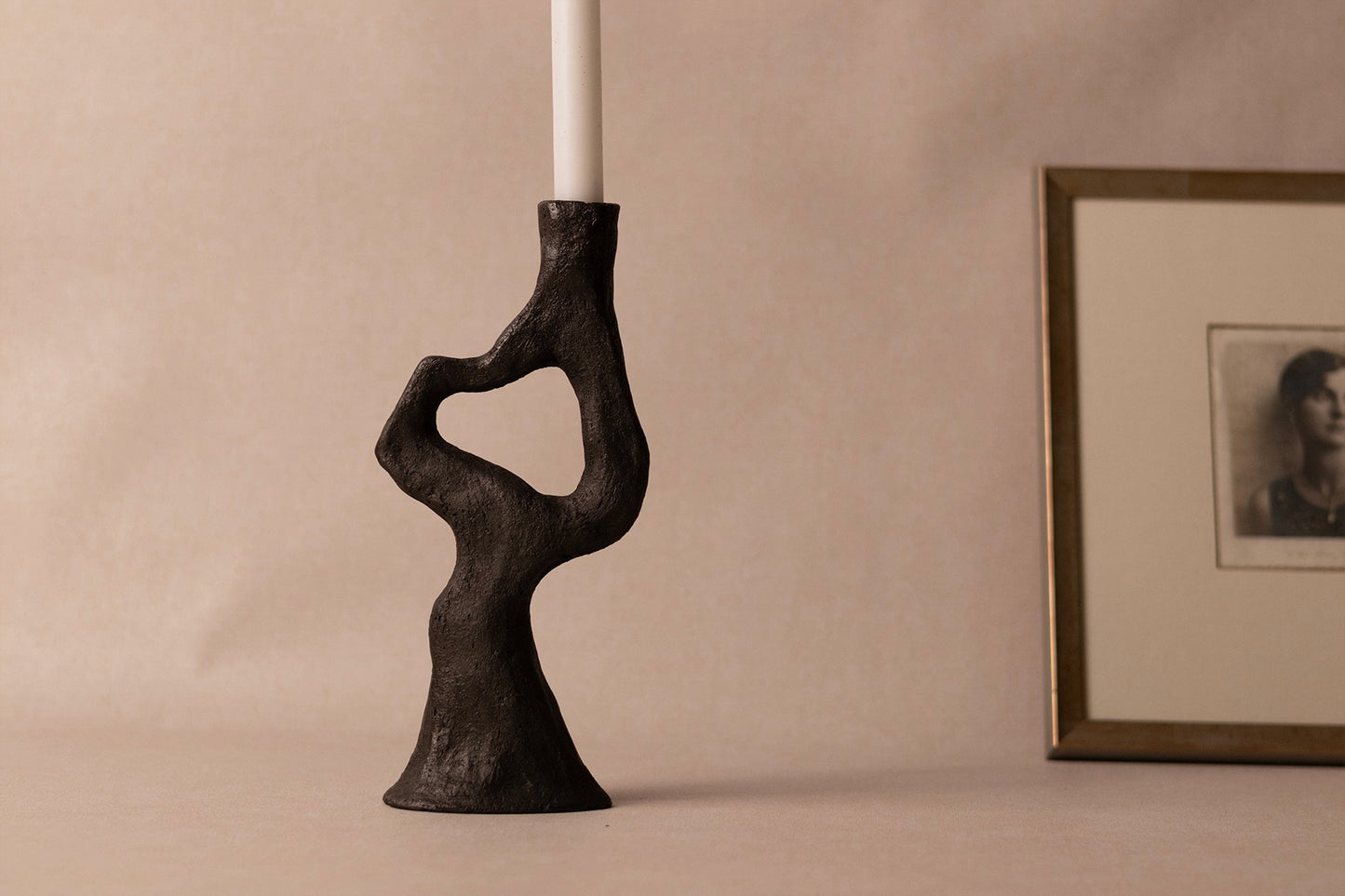 The Haythorne Candle Holder - Blackened Bronze