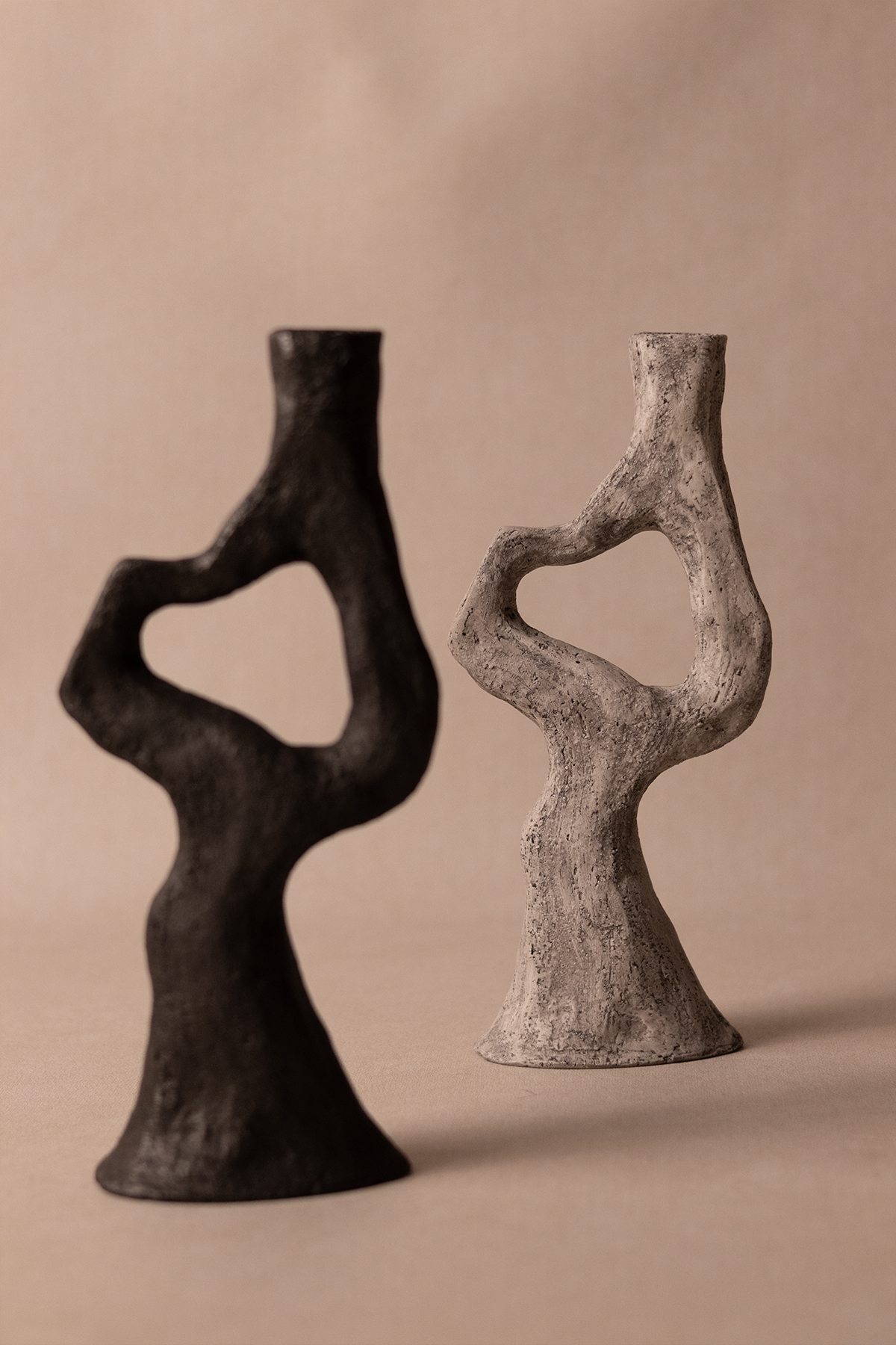 The Haythorne Candle Holder - Blackened Bronze