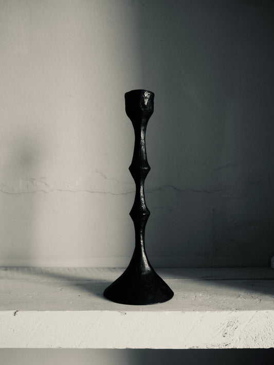 The Salice Candle Holder - Blackened Bronze