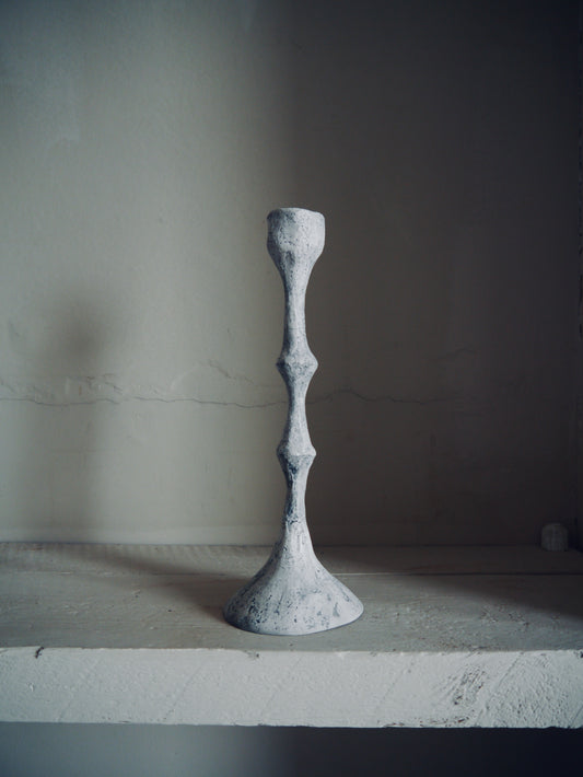 The Salice Candle Holder - Stone White