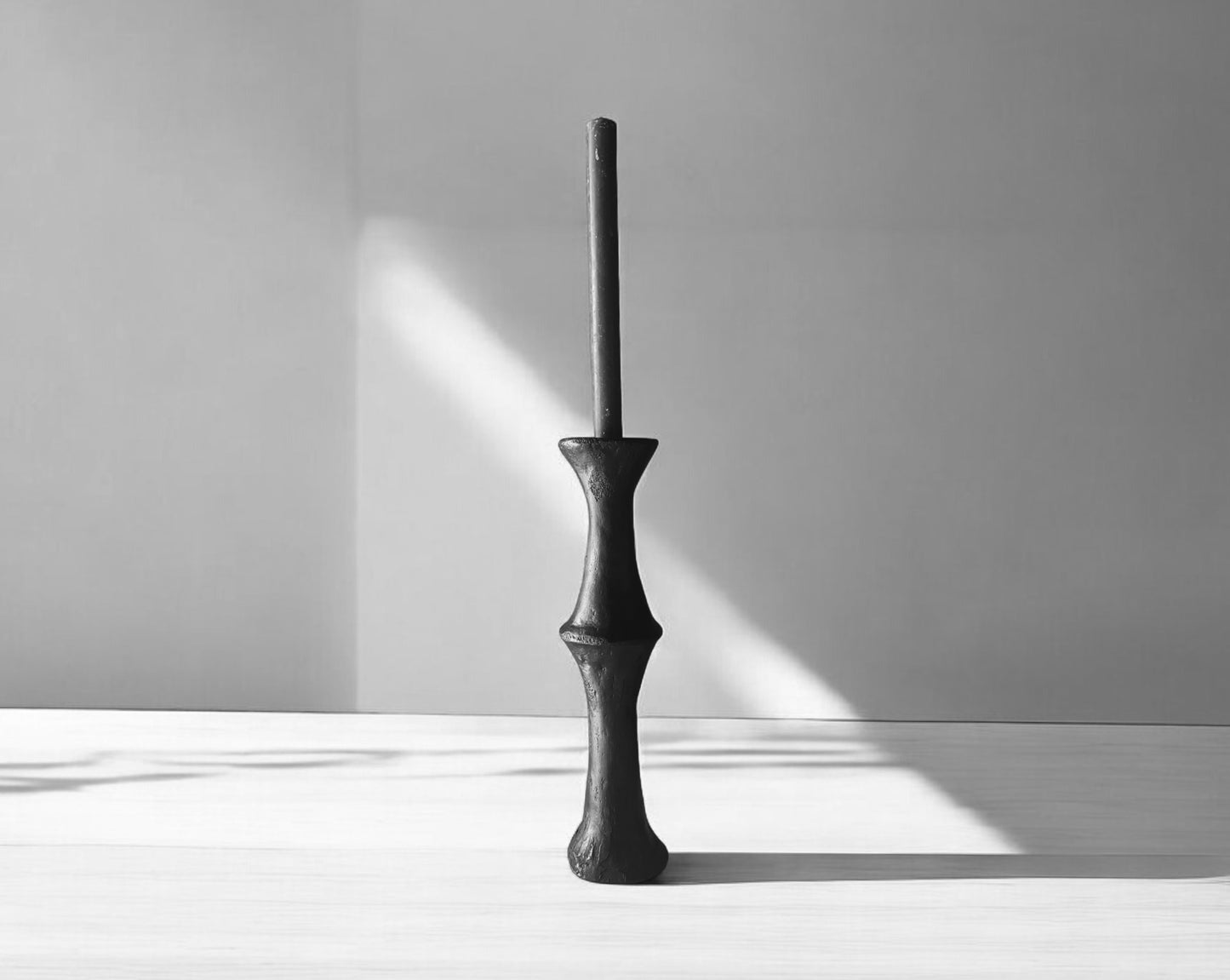 'The Incana' Candle Holder - 'One-off-cast' - Blackened Bronze