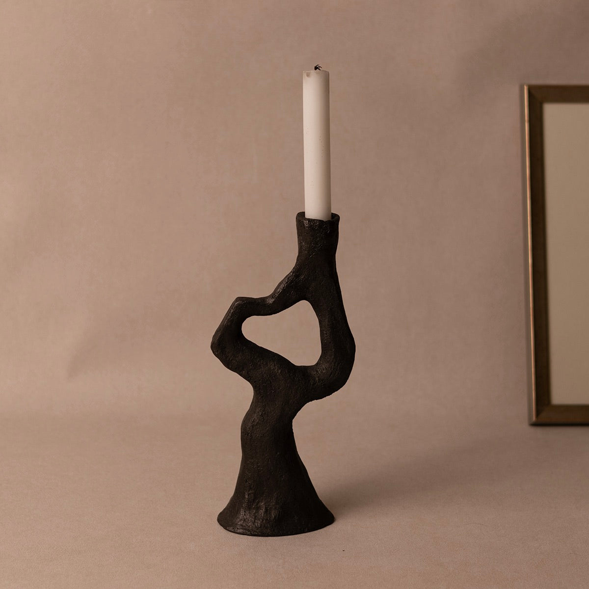 The Haythorne Candle Holder - Blackened Bronze