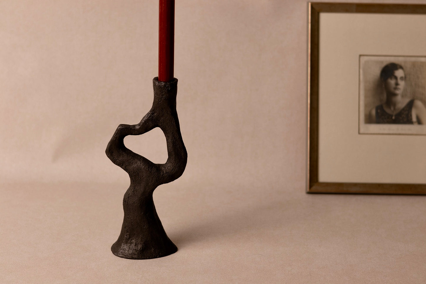 The Haythorne Candle Holder - Blackened Bronze