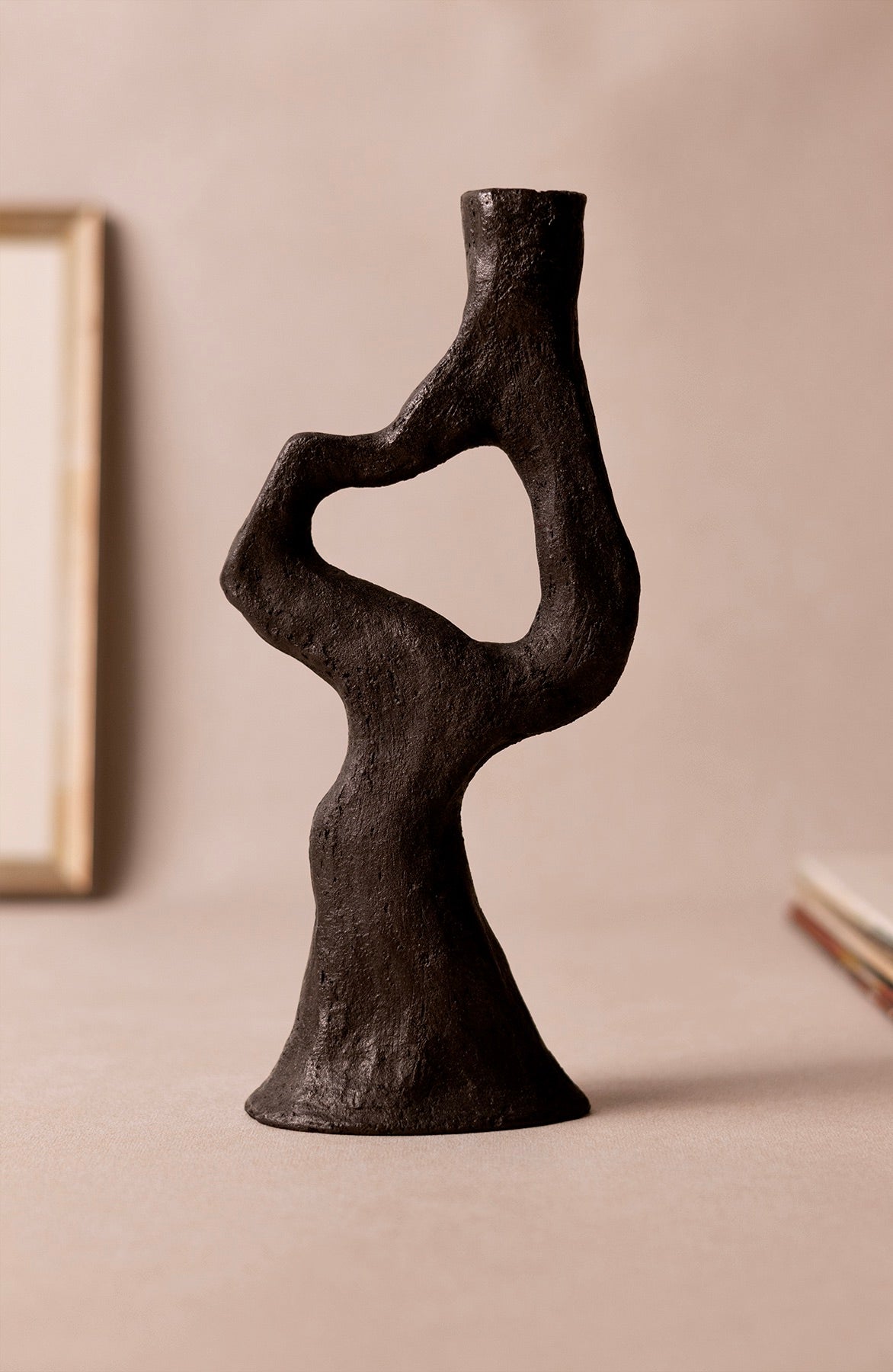 The Haythorne Candle Holder - Blackened Bronze